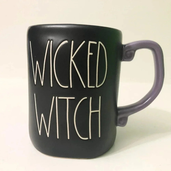 Rae Dunn Wicked Witch  Black and Purple Halloween Coffee Mug - Picture 10 of 12